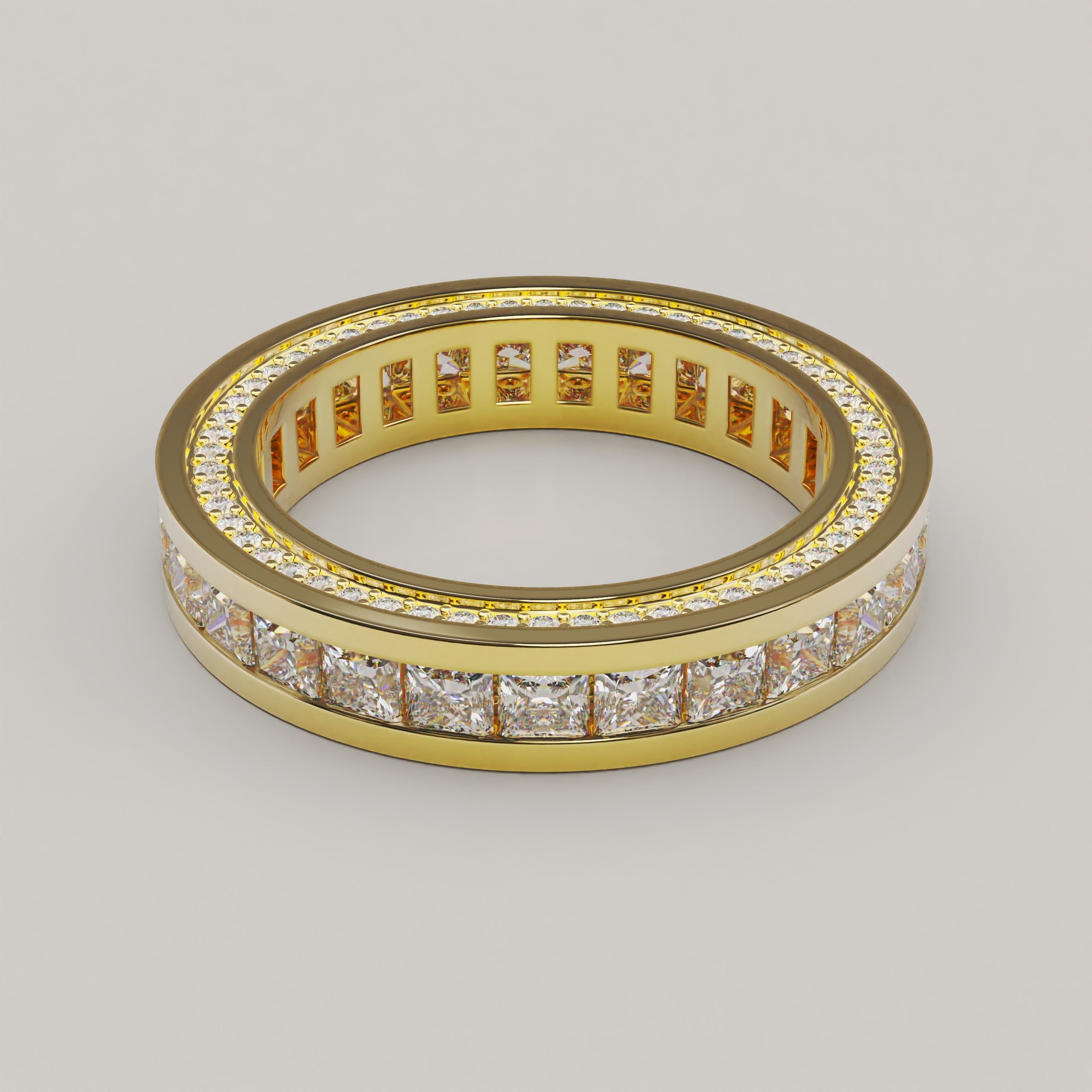 Regale Eterno - Stunning Princess Eternity Ring - Vucceli