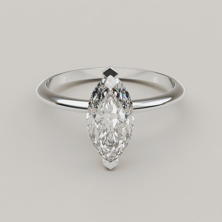 Eleganza Marquise - 18 ct Gold Engagement Ring - Vucceli