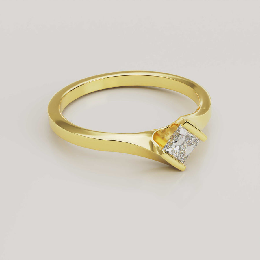 Incanto D'Amore - 18ct Gold Engagement Ring - Vucceli