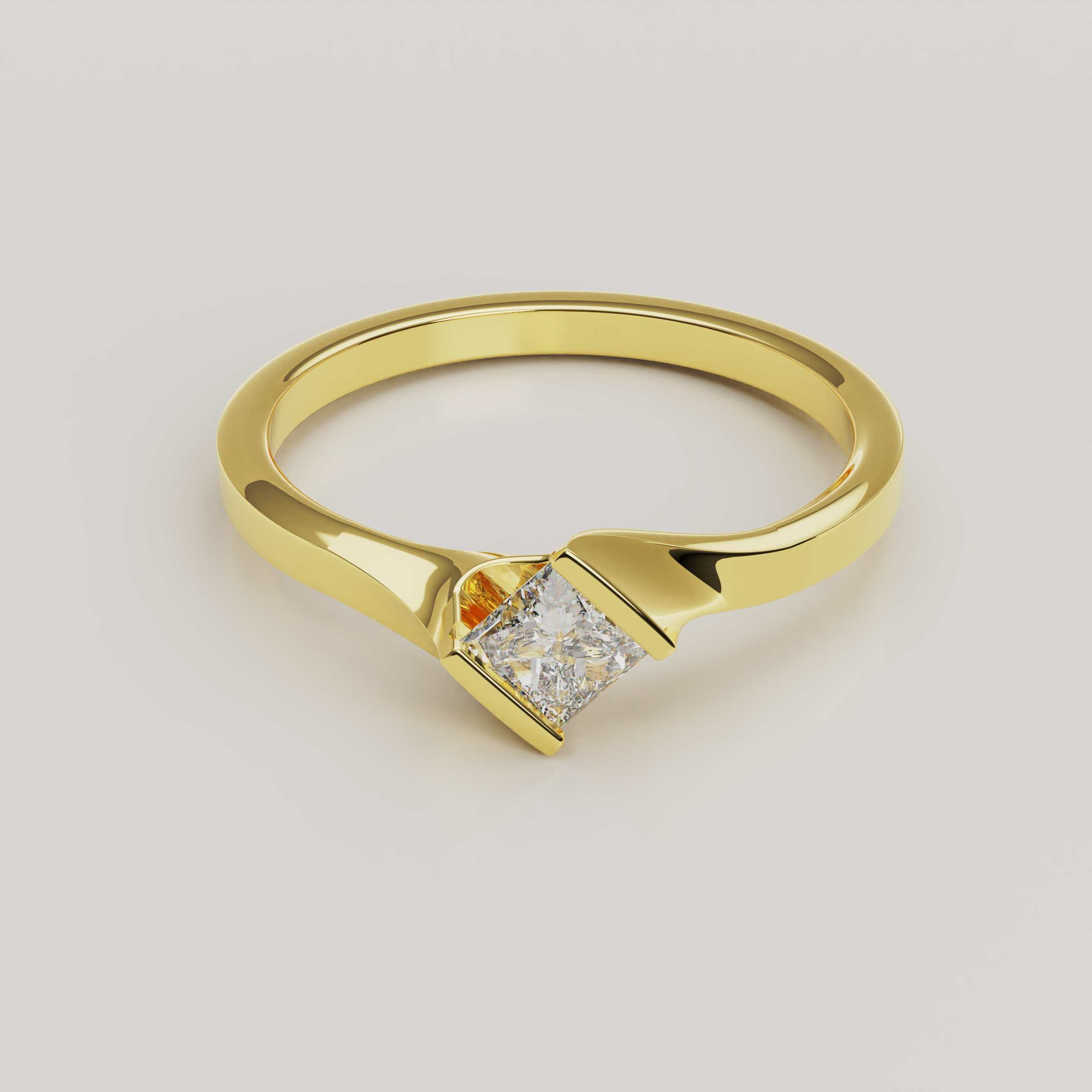 Incanto D'Amore - 18ct Gold Engagement Ring - Vucceli